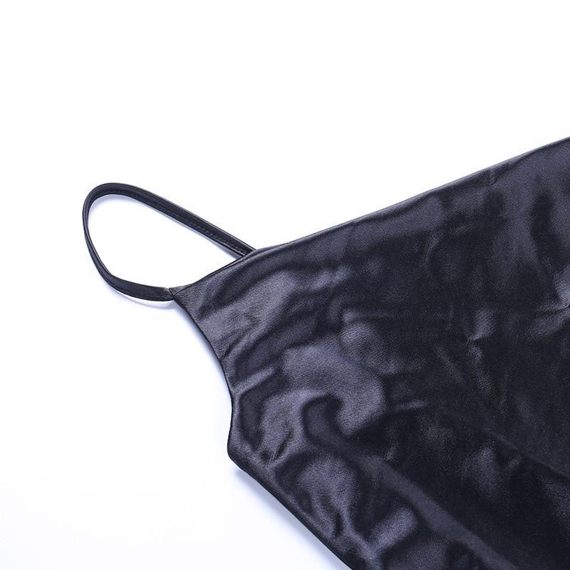 FashionSierra - Articat Satin Split Ruched Dress - Image 13