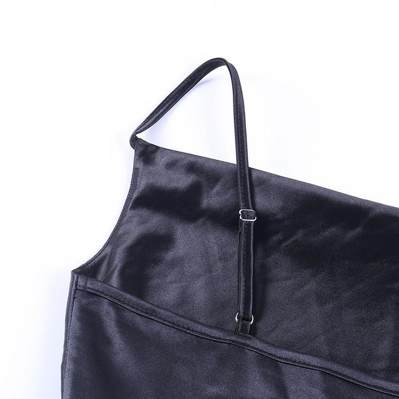 FashionSierra - Articat Satin Split Ruched Dress - Image 17