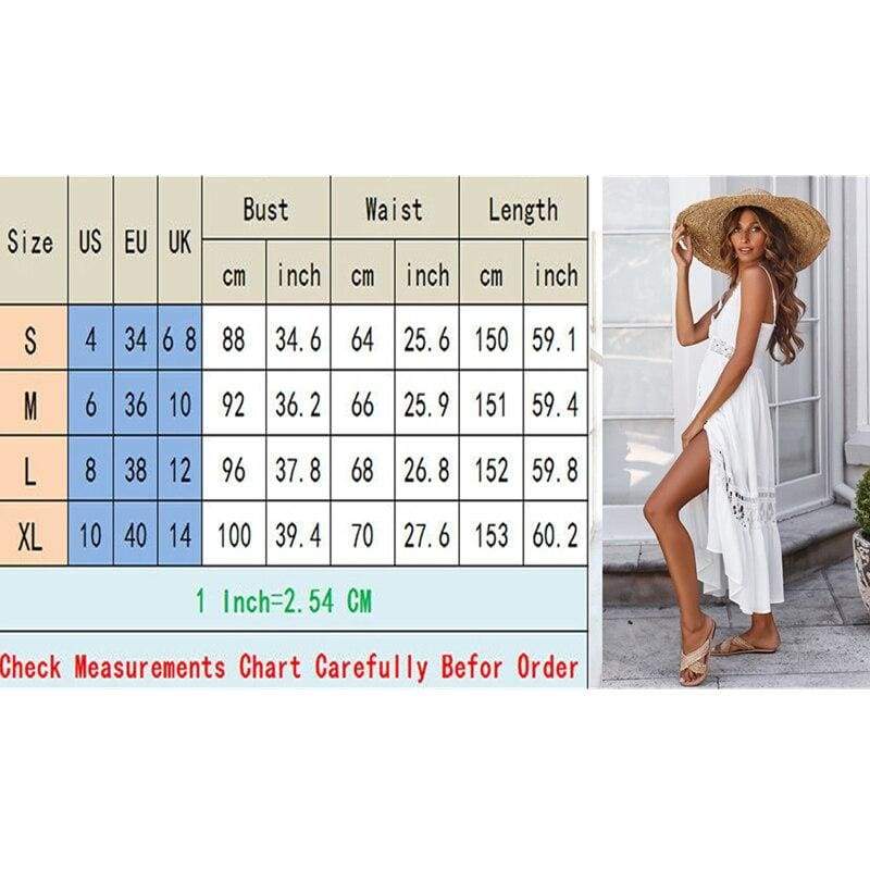 FashionSierra - Women Summer Vintage Sleeveless V-Neck Boho Long Dress - Image 4