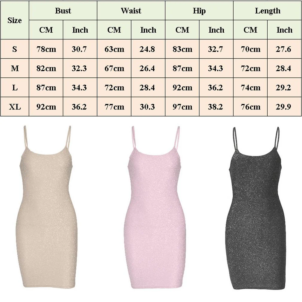 FashionSierra - Women Sleeveless Backless Dress Evening Party Summer Sheath Sequins Bodycon Clubwear Short Mini Dresses Gold Black Pink - Image 6